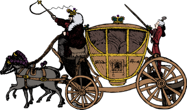 Victorian Royal Carriage Illustration